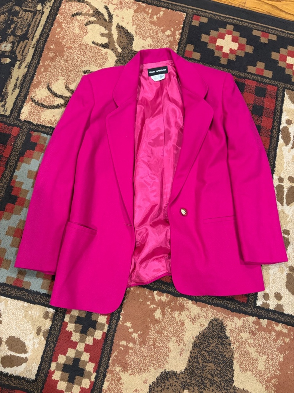 Women’s vintage wool Sag Harbor blazer